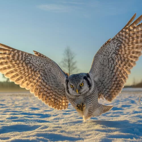 Owls of Finland - Hawk Owl