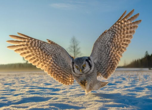 Owls of Finland - Hawk Owl